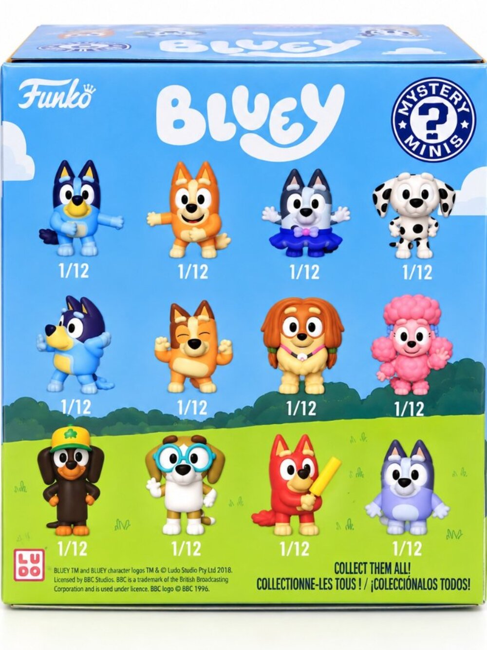 Funko Mystery Minis Bluey 1 Random Vinyl Figure Blind Box New